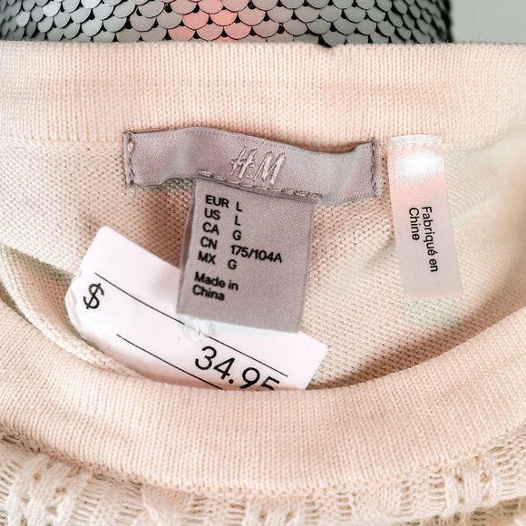 NWT H&M sweater - L - Picture 4 of 5